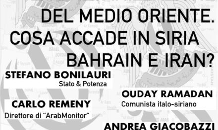 Radio Spada: 6/10 Conferenza a Modena/ COSA ACCADE IN SIRIA, BAHRAIN E IRAN?