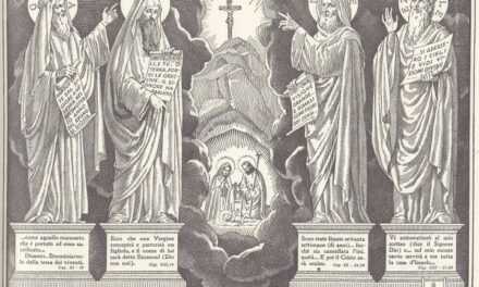 Immagine che spiega come gli antichi profeti annunciarono Cristo