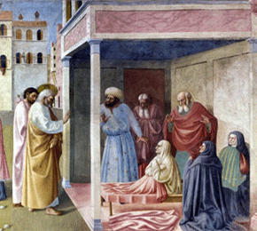 San Pietro risuscita Tabita