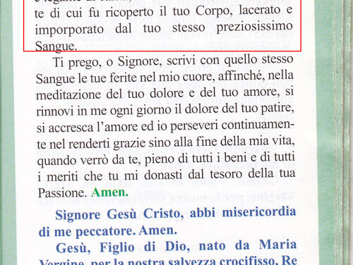 Le vera «orazioni» di Santa Brigida e quelle mutilate