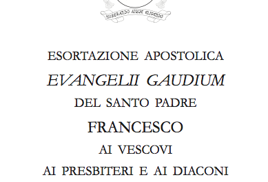 LUCI ED OMBRE SULL’  “EVANGELII GAUDIUM”