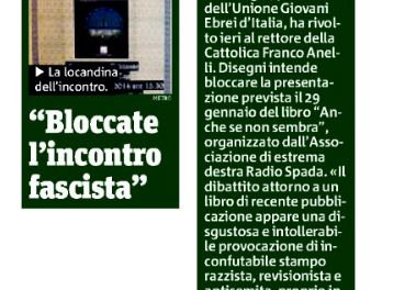 24 ore di delirio contro Radio Spada: Repubblica, Metro, CFCA, UGEI e gli immancabili “studenti di sinistra”