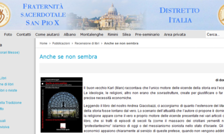 Don Mauro Tranquillo (FSSPX) invita a leggere “Anche se non sembra”