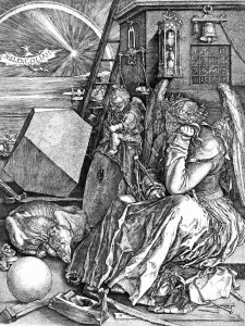 "Melancolia I", incisione ad opera del cabbalista Albrecht Dürer