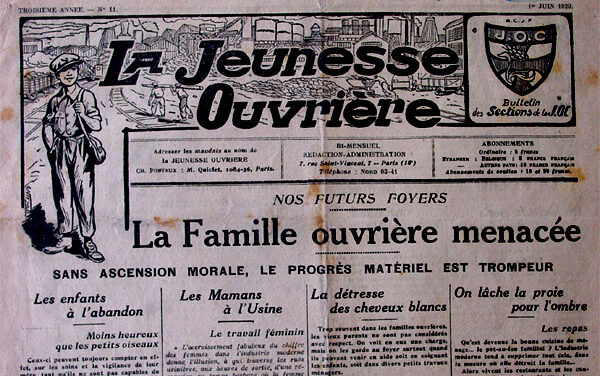 Belgio: la JOC rinuncia all’identità cristiana