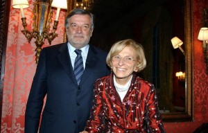 Il Gran Maestro Gustavo Raffi con Emma Bonino
