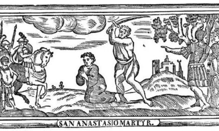 Sant’Anastasio (Patriarca d’Antiochia) mutilato e arso dagli ebrei