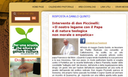 Parrocchie, Diocesi & C./ Parlano di Radio Spada ma senza dirlo. Chissà perché hanno così paura di nominarci..