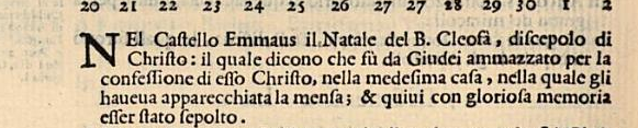 San Cleofa, trucidato dai giudei perché “Testimone della Risurrezione”