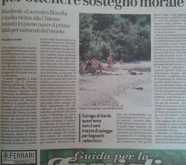 Bergoglio non condanna neanche i nudisti?