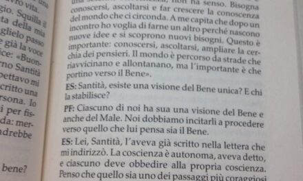 [DA VEDERE] La verità non è mai assoluta. Parola di Francesco