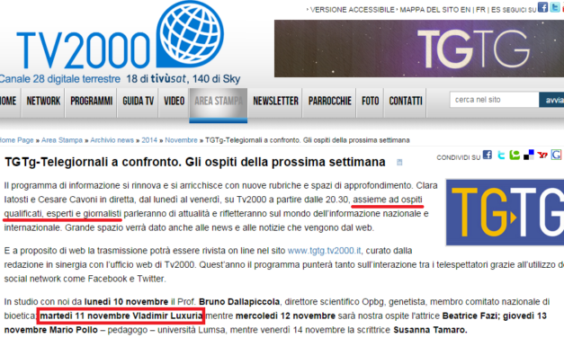 Confermato. Luxuria parlerà dalla TV dei vescovi: in veste di “ospite qualificato”, “esperto” o “giornalista”?