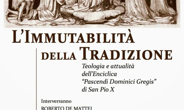 Domani un convegno sull’enciclica ‘Pascendi’ di S. Pio X