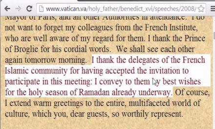 J. Ratzinger: affermazioni su modernismo, nuovo ordine mondiale, Ramadan