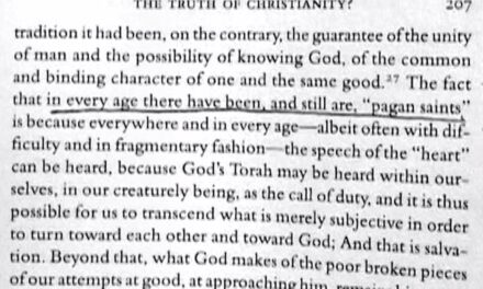 J. Ratzinger: fuori dalla Chiesa ci si salva in larga scala?