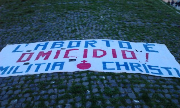 28 marzo 2015: fiaccolata per la vita di Militia Christi  a Roma