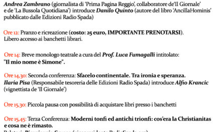 Ecco il volantino del 25 aprile ‘radiospadista’ a Reggio Emilia