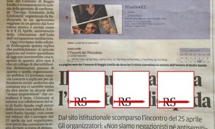 EVENTO CONFERMATO. E la Gazzetta di oggi pubblica la replica di RS