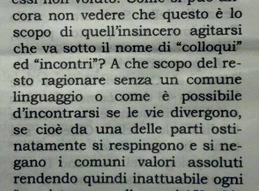 Il sentimentalismo, ovvero la ‘teologia del sentimento’ che porta ad eresia e scisma