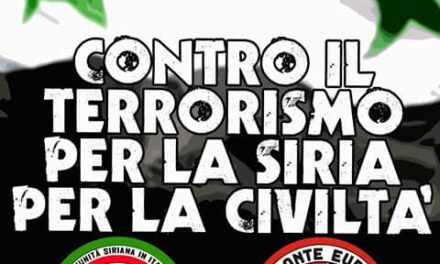 Comitato Italia-Siria – Comunicato