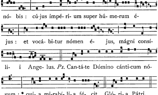 Festa di S.Giovanni Battista: i ‘ponti’ del canto gregoriano