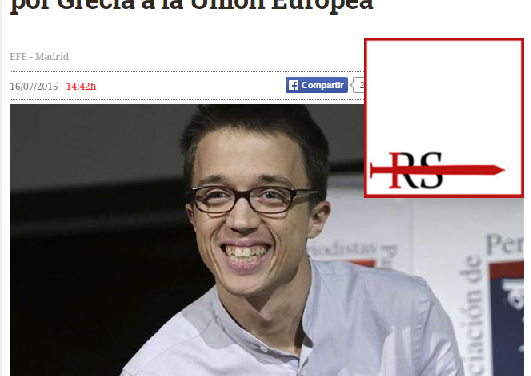 PODEMOS getta la maschera: difendono l’approvazione del ‘salvataggio greco’