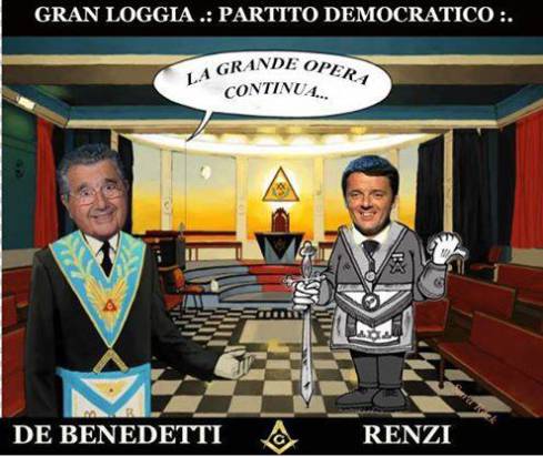 Tra il Partito Democratico e il massone c’è eterna devozione