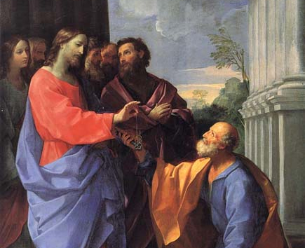 Si prova che i Pontefici romani sono successori di San Pietro con la stessa potestà che fu concessa a San Pietro