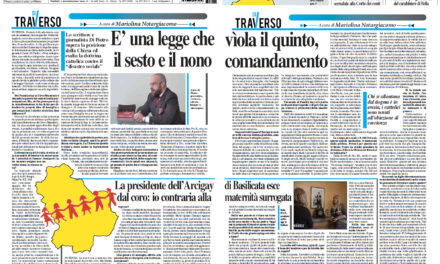 Unioni civili e adozioni gay? Misure contro Dio, contro la legge naturale, contro la società