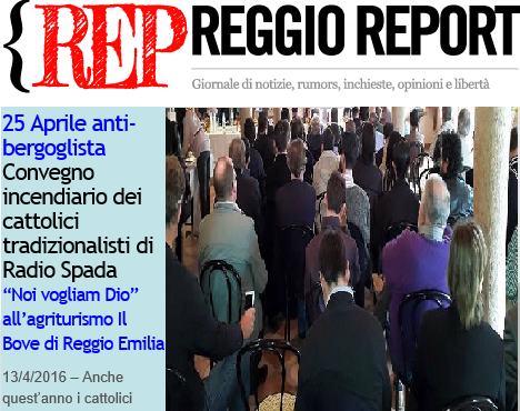 ReggioReport: 25 aprile radiospadista a Reggio? Incendiario, si coagula movimento