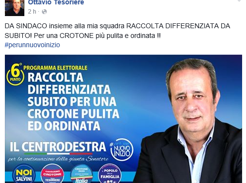 Il Popolo della Famiglia e il sistema dei partiti: anche a Crotone si allea con ‘vecchia politica’