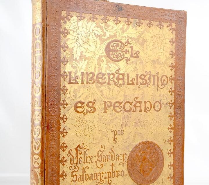 El Liberalismo es pecado. Aspettando la novità libraria RS di settembre