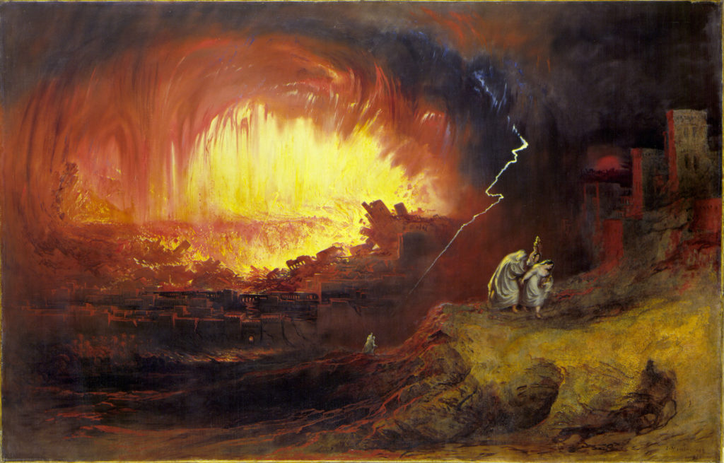 La distruzione di Sodoma e Gomorra (dipinto di John Martin del 1852)