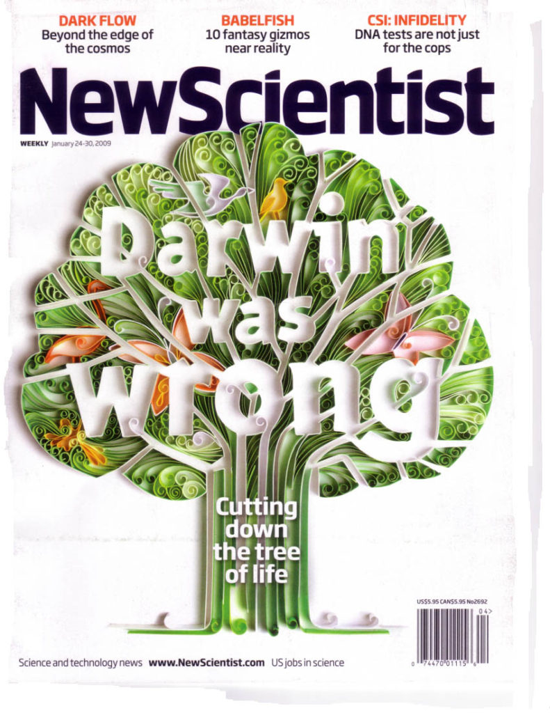 Una celeberrima copertina del "New Scientisit".