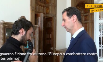 Assad: “L’Europa aiuta i terroristi”
