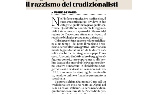 Continua l’attacco a Radio Spada: RAI Radio3 e Fatto Quotidiano contro il libro ‘Zingari’: ‘razzismo dei tradizionalisti’