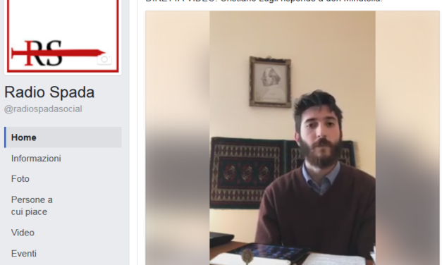 [VIDEO] Cristiano Lugli risponde a don Minutella