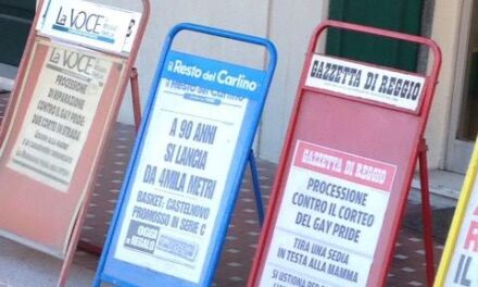 Repubblica, Carlino, Gazzetta, Voce, testate web e blogosfera cattolica si scatenano: la Processione di riparazione al gay pride è un evento