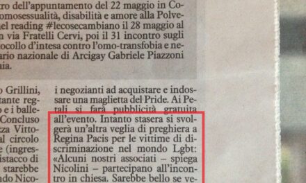 Il fronte arcobaleno serra le file per il pride di Reggio Emilia. E anche i veri cattolici.