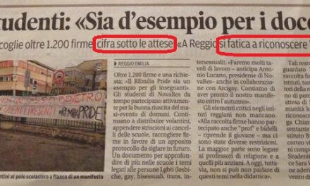 Studenti reggiani tentano una raccolta firme pro gay pride. Ed è FLOP!