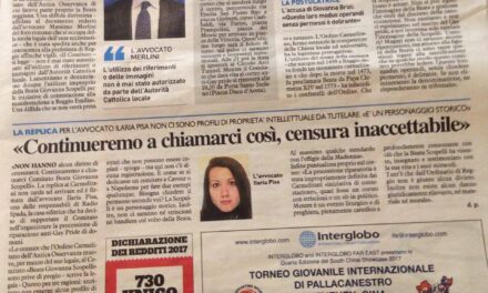 3 giugno: il Comitato B. G. S. respinge le pretestuose censure dei Carmelitani “calzati”