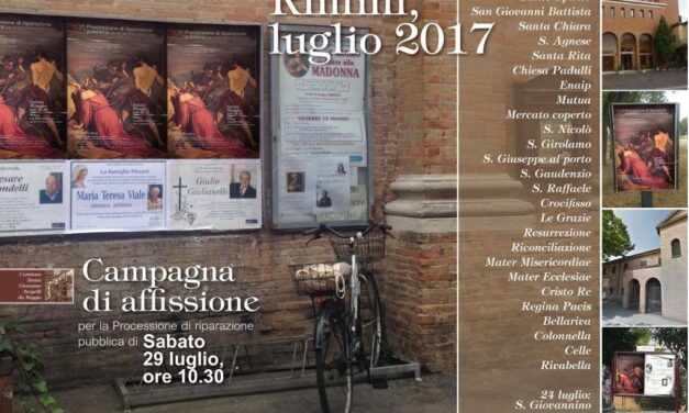 [RASSEGNA STAMPA] Infuria la polemica sulla Processione organizzata dal Comitato BGS per sabato 29.7