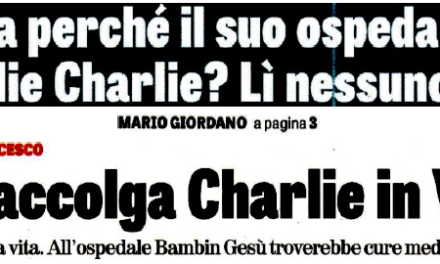 L’accoglienza vale anche per Charlie Gard?