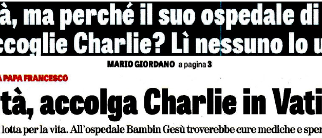 L’accoglienza vale anche per Charlie Gard?