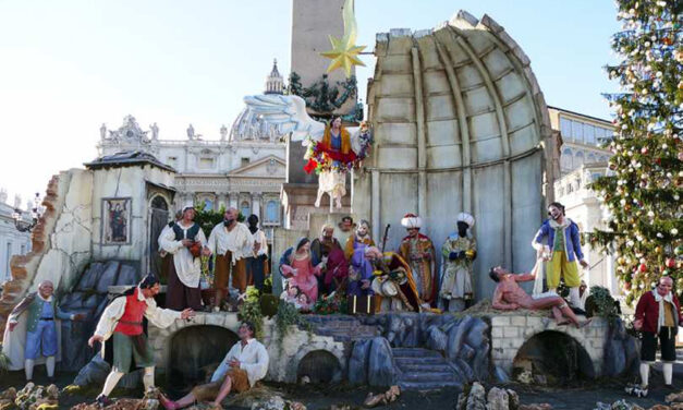 Il  “sessualmente suggestivo” Presepe del Vaticano ha delle implicazioni con gli attivisti LGBT italiani
