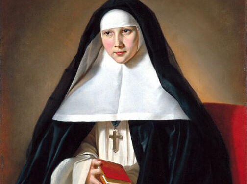 Mons. Baronio al parlatorio delle monache