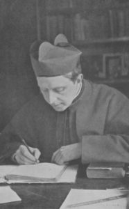 R. H. Benson al lavoro nel suo studio (1910)