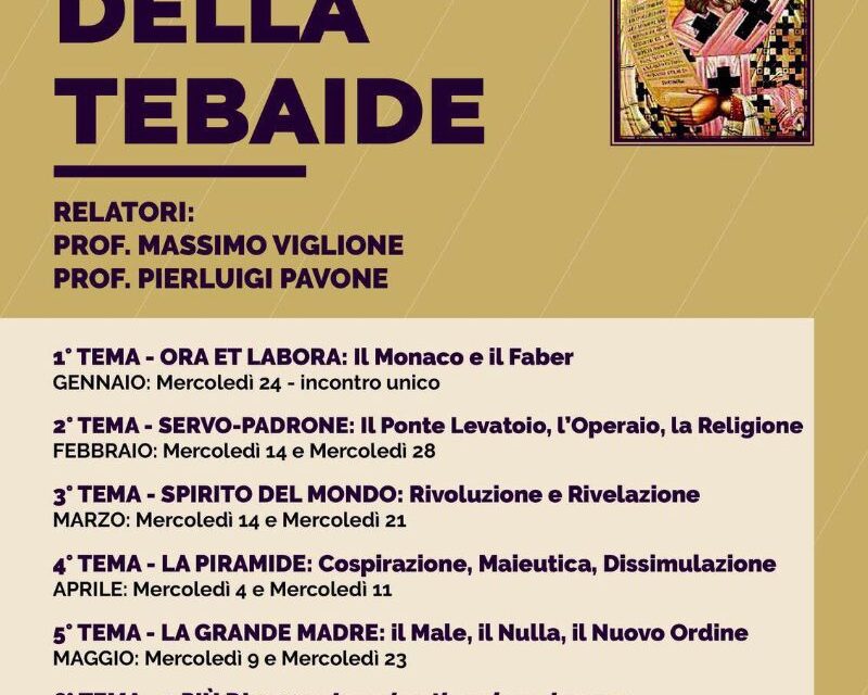 Gli incontri della Tebaide