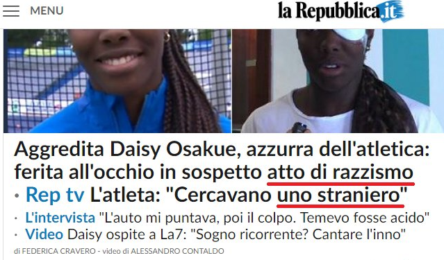 Detti, non detti e mezze bufale: come stanno ‘costruendo’ il caso dell’aggressione a Daisy Osakue