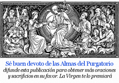 [DIFUNDE TU FE CATOLICA] Novena en sufragio de las Benditas Almas del Purgatorio. Día 3.